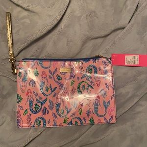 Lilly Pulitzer mermaid liara pouch